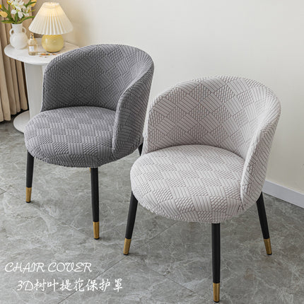 Curved chair cover dressing table dressing table office coffee shop conference semicircle chair cover chopsticks cover cover cloth