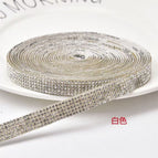 2 rows of diamonds 0.4cm / White