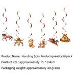 Hanging spin 6pcs