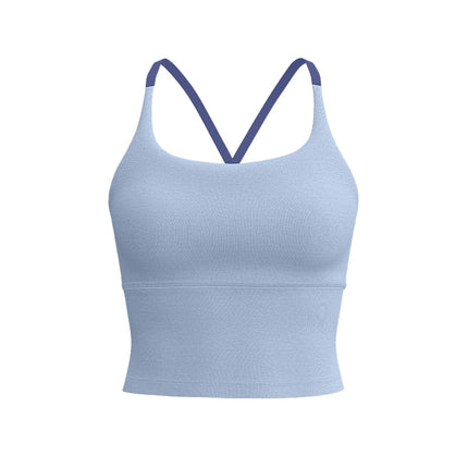Sling Beauty Back Cross Sports Underwear Women's Shockproof Running Quick-drying Fitness Bra Pilates Training Yoga Vest