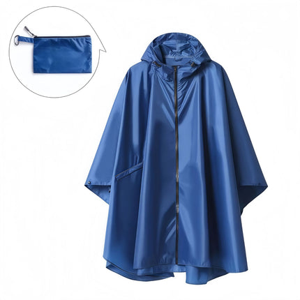 Amazon Fashion Cloak Raincoat Adult Men and Women Zipper Cloak Raincoat Poncho Backpack Cycling Outdoor Camping