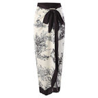 Black gauze skirt / Free size