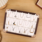 Golden rounded inner off-white 15-bit pendant plate