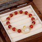 Jade Rabbit red agate