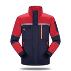 Work clothes red with navy blue fifth generation top / Work clothes 160/s