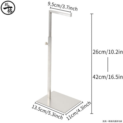 Cross-Border Exclusive Supply of Stainless Steel Bag Racks, Bag Display Racks, Bag Supports, Bag Racks for Stores, Adjustable Handbag Stands