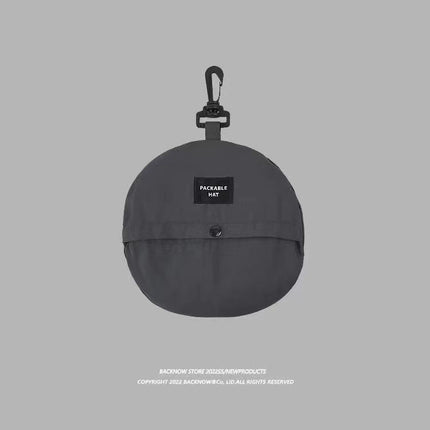 Quick-Drying Waterproof Fisherman Hat for Women Outdoor Camping Style Foldableable Sun Protection Men's Sunshade Mountaineering Large Brim Storage Basin Hat