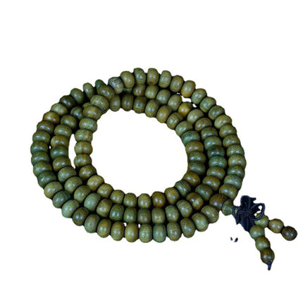 Argentinian Green Sandalwood Submersible Old Material Guanyin Buddha Beads Log Sandalwood 108 Rosary Beads Gift Bracelet
