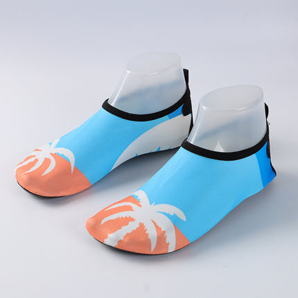 Cross-border new beach shoes quick-drying non-slip soft bottom outdoor wading shoes indoor fitness floor socks yoga shoes