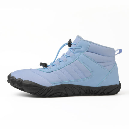 Five-Finger Cotton Shoes, Cold-Proof and Fleece-Lined Snow Boots, Outdoor Cycling Snow Boots, Winter Cotton Shoes, Waterproof Cotton Shoes, Mountaineering Cotton Shoes