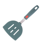 Dark green semicircular spatula