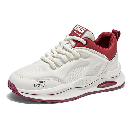 Student Casual sneaker TikTok Live All-match Low-top Men's Shoes Spring Men's Thick Sole Increased Dad's Shoes New
