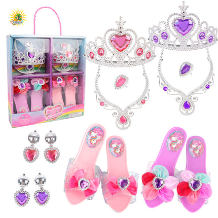 Weiqi Fairy Tales Children's Play House Cute Girls Exquisite Accessories Various DIY Princess Dress up Mobile Phone Toy Box