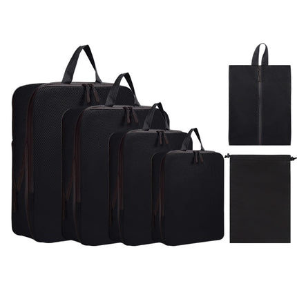 Foreign Trade Cross-Border Hot-Selling Travel Storage and Sorting Compression Bag Set Clothing Storage Trolley Case Neat and Portable