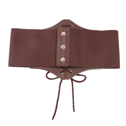 Medieval Retro Fashion Tight Wide Girdle Women's Drawstring Belt European and American Palace Girdle Drop Shipping