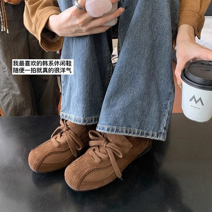 Unique Designer Retro-Style Women's Sneakers 2026 New Model with Velcro, Ballet-Style Trainers, Casual Sports Shoes
