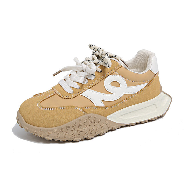Fashion Casual All-match German Training Shoes Women's 2025 Spring New Thick-soled Sports Lightweight Shock-absorbing Sports Running Shoes Trendy