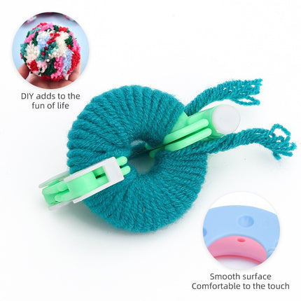 Ready-Made Wool Pom-Pom Maker Handmade Wool Ball Tool Accessories Household Color Knitting Machine