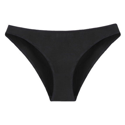 Women's Cotton Underwear Low Waist Japanese plus size Half Hip Comfortable Skin-Friendly Breathable Girl's Briefs Breathable Cotton Crotch