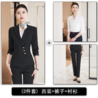 Black suit + pants + shirt / S