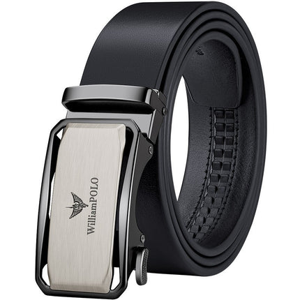 King Paul New Men's Leather Belt High-end Sense Pure Cowhide Trouser Belt Business All-match Trendy Belt Batch