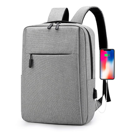 Cross-border computer bag 15-16 inch men's large-capacity travel usb computer backpack business printable logo shoulder bag