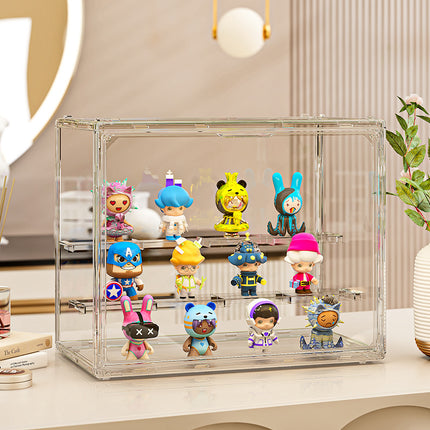 Handmade Transparent Storage Box Blind Box Storage Ornaments Bubble Mart Lego Doll Toy Doll Display