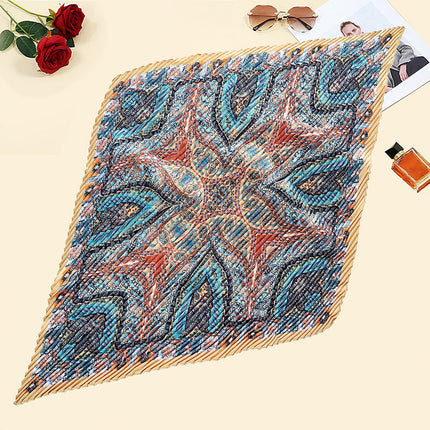 New wrinkled small square scarf female Korean imitation silk printed wrinkled small scarf Joker scarf decorative scarf wholesale
