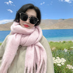 Light pink [thickening and lengthening]] / 220CM with tassels