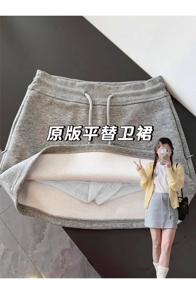Sports A-Line Sweatshirt Dress for Women 2025 New Style, Short Sweatshirt Dress for Petite Women, Fresh College Style