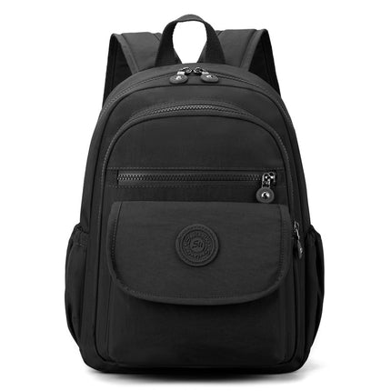 2025 New Simple Casual Women's Korean Style Solid Color Backpack Fashionable Large Capacity Backpack Women's Travel Bag