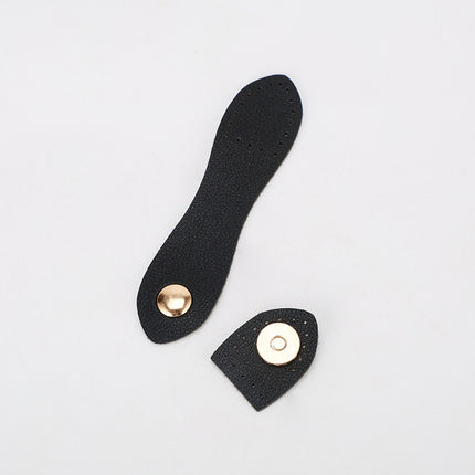 Magnetic buckle gourd-shaped buckle diy all-match simple stitching leather buckle luggage accessories in stock