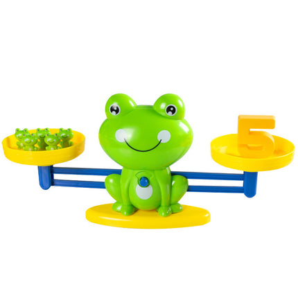 Balance frog toy digital balance kindergarten science and education addition and subtraction thinking training game mathematics enlightenment tremolo