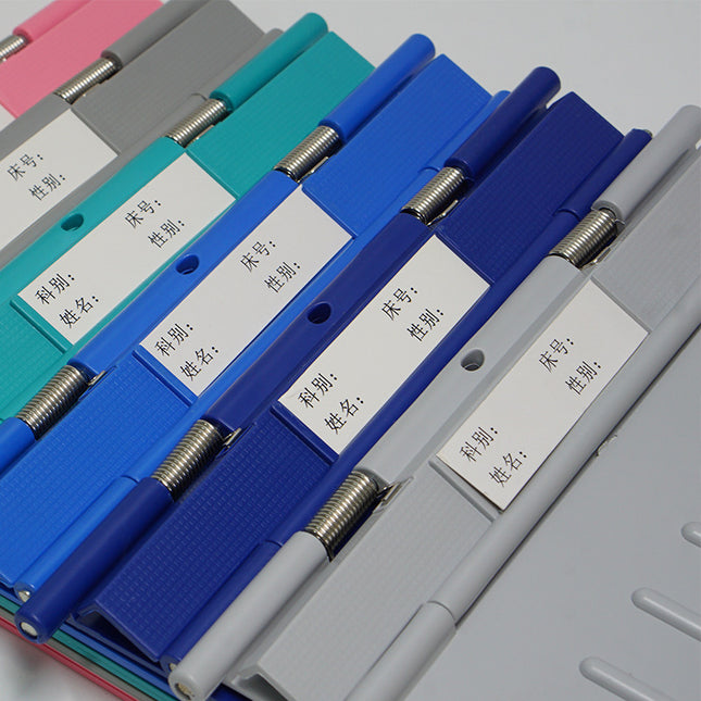 Plastic Medical Record Folder Thickeneded and Reinforced Abs Case Folder Outpatient Folder Hospital Fall-Resistant File Folder Wholesale