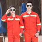 Sanitation work clothes green reflective strips summer long-sleeved suit / 165/M