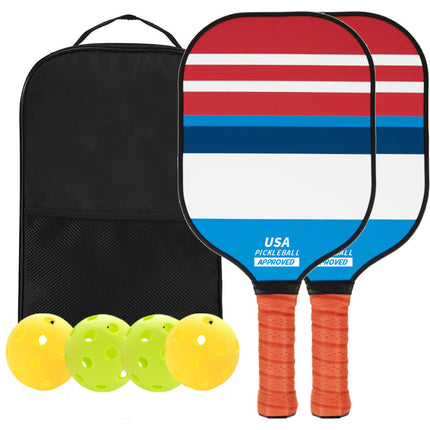 Fiberglass honeycomb pickleball paddle outdoor leisure sports key ball pick racket