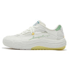 Feather white/fig green [free shoe flower*1] / 35