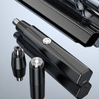 Black / [Multi-functional two-in-one] nose hair device + razor