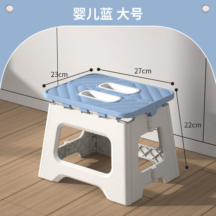 Thickened Plastic Foldableing Stool for Home Outdoor Portable Foldableing Chair for Adults and Kidsren Portable Small Bench Camping Style Maza