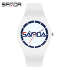 6076 white and blue horizontal mark