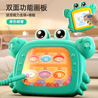Cyan magnetic crab [with drawing board]