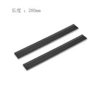 KACHI black rubber strip 28cm/pair