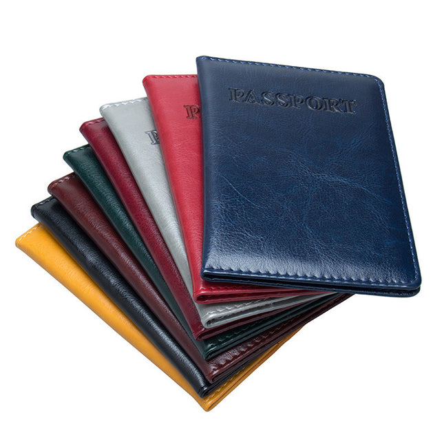 English 64-Pattern Passport Holder with Embossed Design, Export Passport Cover, Embossed Passport Case, Ticket Holder, Card Holder