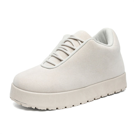 2025 New Fashion Ins Bread Shoes Spring Warm Casual Sports Men's Shoes Niche Big Head Low-top Board Shoes for Men