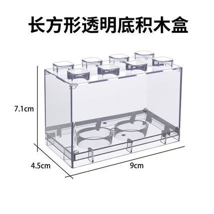 Multifunctional Transparent Display Box Hand-Made Dust Cover Plexiglass Display Cabinet Model Storage Box Building Block Box Wholesale