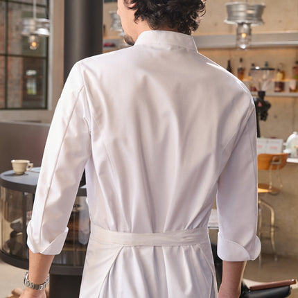 Chuyibang New Chef Uniform Men's Long-Sleeved Autumn Restaurant Kitchen Hotel Baking High-End Suit Workwear