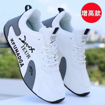 Men's Leather Waterproof Travel Shoes Versatile Trendy Spring Men's Sports Casual Shoes Running Trendy Shoes Cross-Border Dropshipping