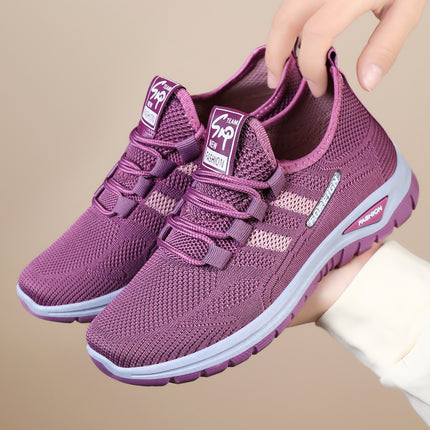 Women's Shoes 2026 Spring New Outdoor Breathable Mesh Shoes Fashion Casual Shoes Women's Low-Top Sports Shoes