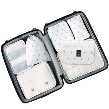 Travel storage bag suit seven-piece clothing classification storage bag luggage storage bag 7 pieces suit