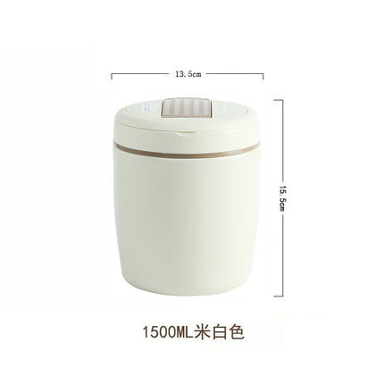304 Stainless Steel Insulated Lunch Box Office Worker Lunch Box Portable Extra Long Insulated 12-Hour Insulated Bucket with Soup Bowl